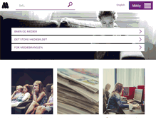 Tablet Screenshot of medietilsynet.no